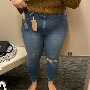 madewell high rise skinny jeans